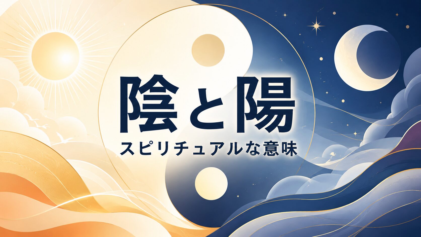 陰と陽のスピリチュアルな意味は？陰陽統合で人生の流れを整える方法